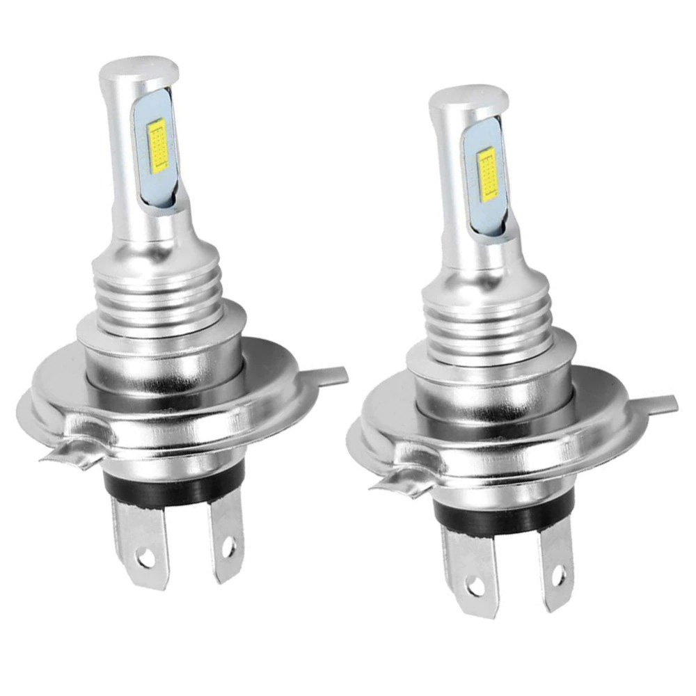 2x 6000K H4 9003 HB2 SUPER WHITE CSP LED Headlight Bulb Kit High Low